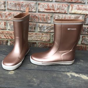 Tretorn - Skerry Metallic Rain Boot (Rose Gold)
